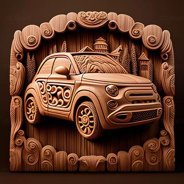 3D model Fiat 500X (STL)